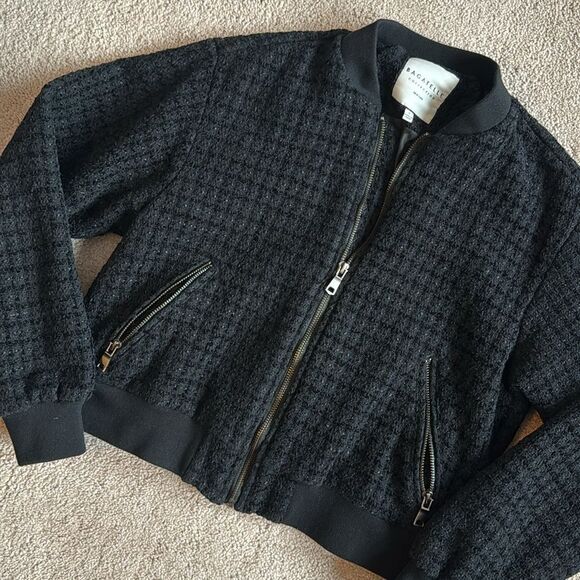 Bagatelle women’s tweed bomber jacket - Picture 4 of 5
